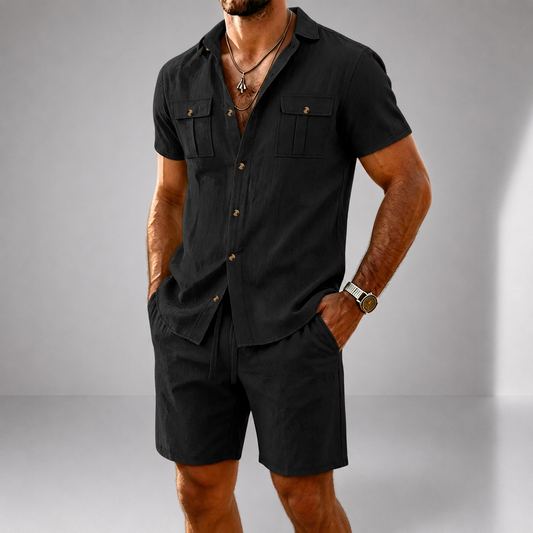 Osana | Conjunto a juego de lino para hombre