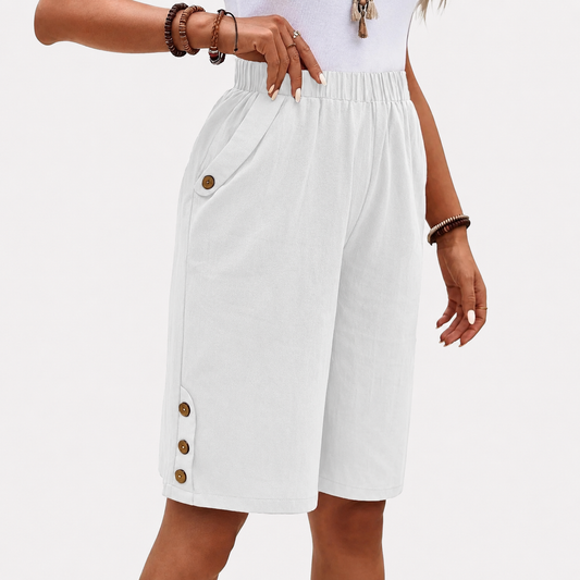 Nuria | Bermudas ligeras con botones