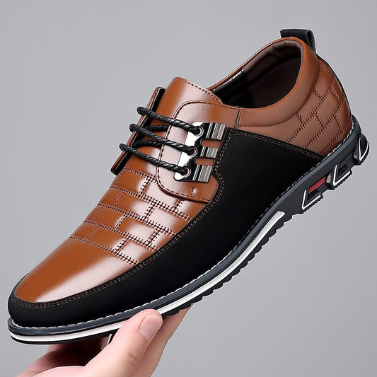 Max - Zapatos de negocios elegante de cuero para el hombre con estilo