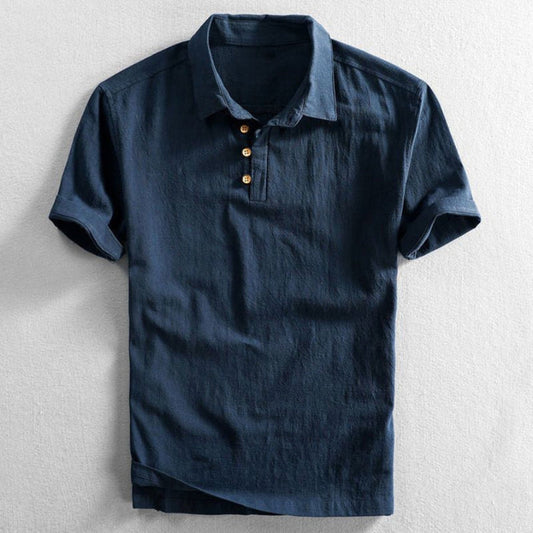 Antonio | Camisa de lino de manga corta