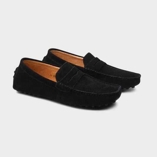 José - Mocasines de ante para conducir