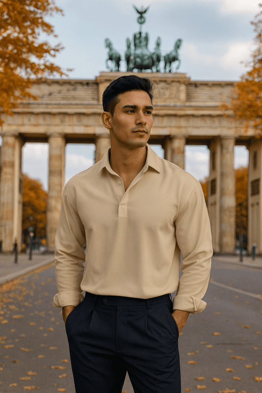 Cristian | Polo de manga larga para hombre