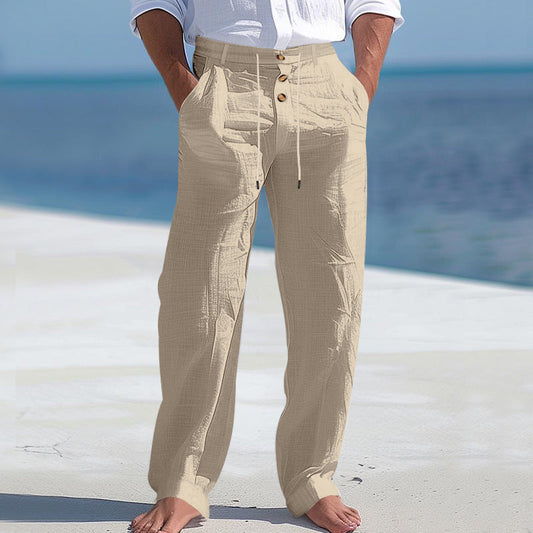 Ignacio | Pantalones ligeros de lino para el verano