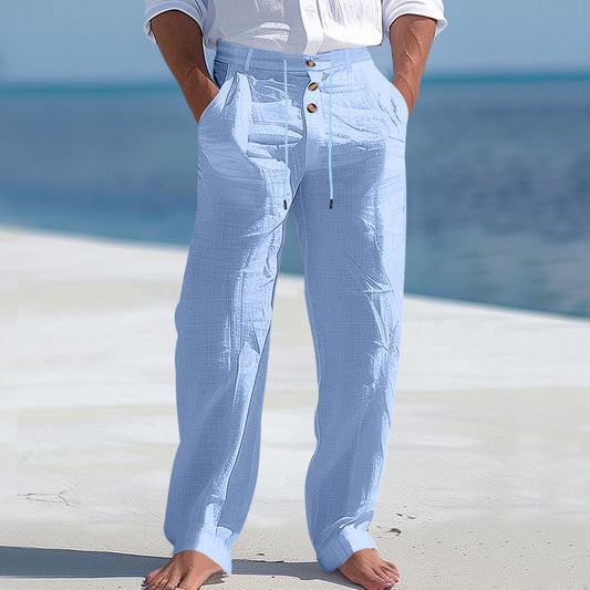 Ignacio | Pantalones ligeros de lino para el verano