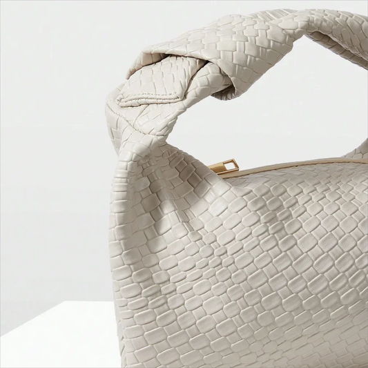 Bolsa - de mano con nudos trenzados