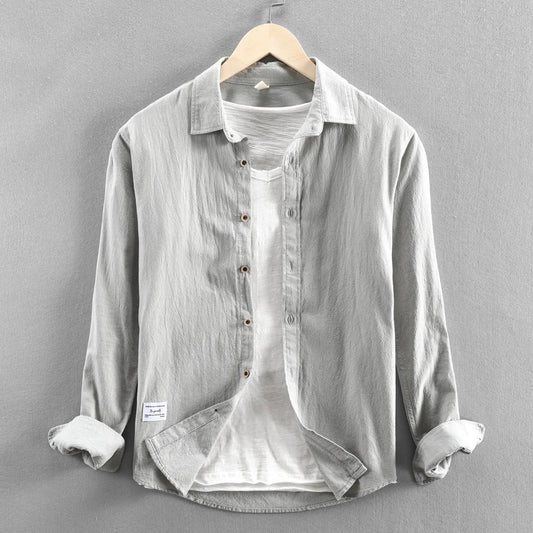 Francisco | Camisa de manga larga de algodón