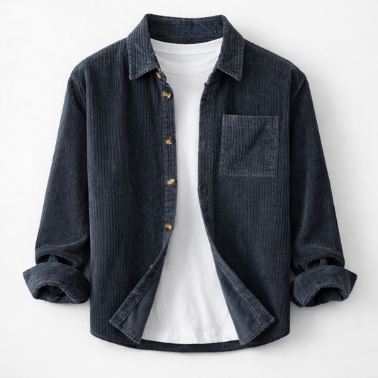 Rubén | Camisa informal de pana de algodón para el día a día