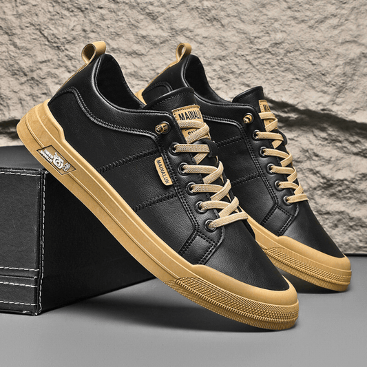Zapatillas elegante de cuero para hombre