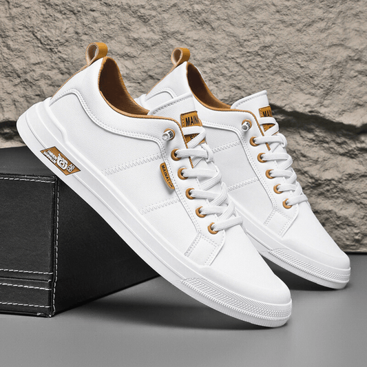 Zapatillas elegante de cuero para hombre